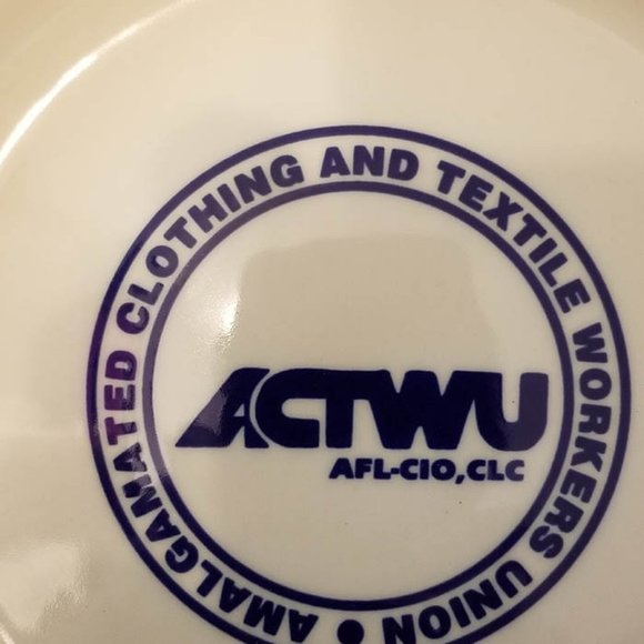 vtg Homer Laughlin ACTWU plate Exc Cond - Picture 3 of 8